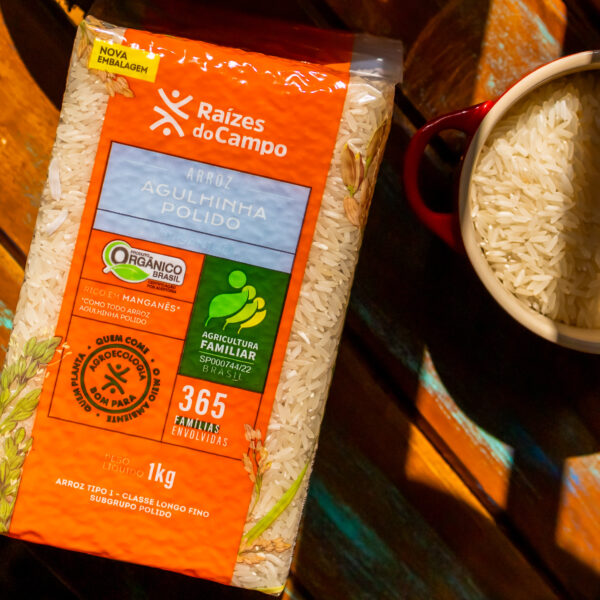 Arroz Agulhinha Polido Orgânico 1kg (Pack com 10) - Imagem 7