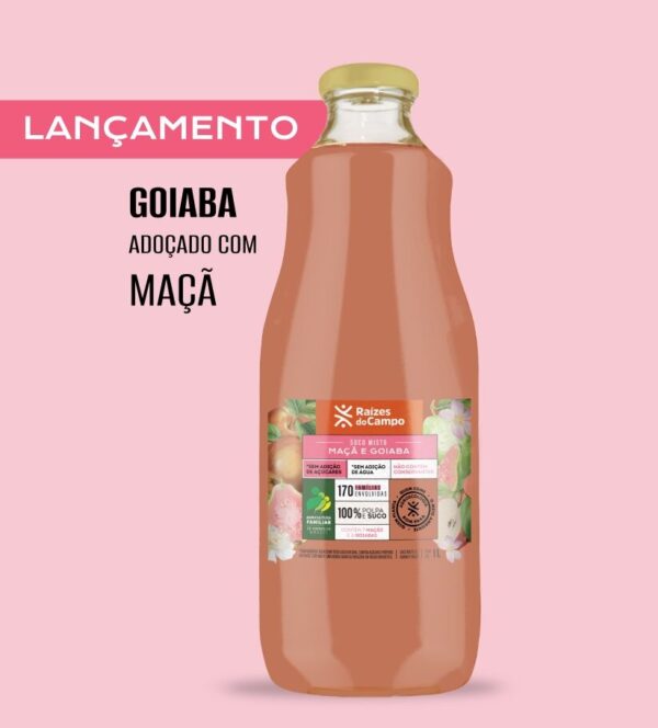 Suco de Goiaba e Maçã Integral 1 Litro (Pack com 6) - Imagem 6