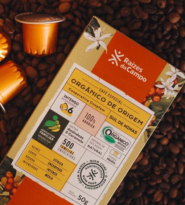 Café Especial Orgânico em Cápsula 50g (Pack com 12) - Imagem 3
