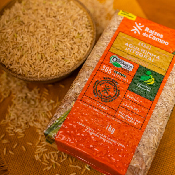 Arroz Agulhinha Integral Orgânico 1kg - Imagem 4