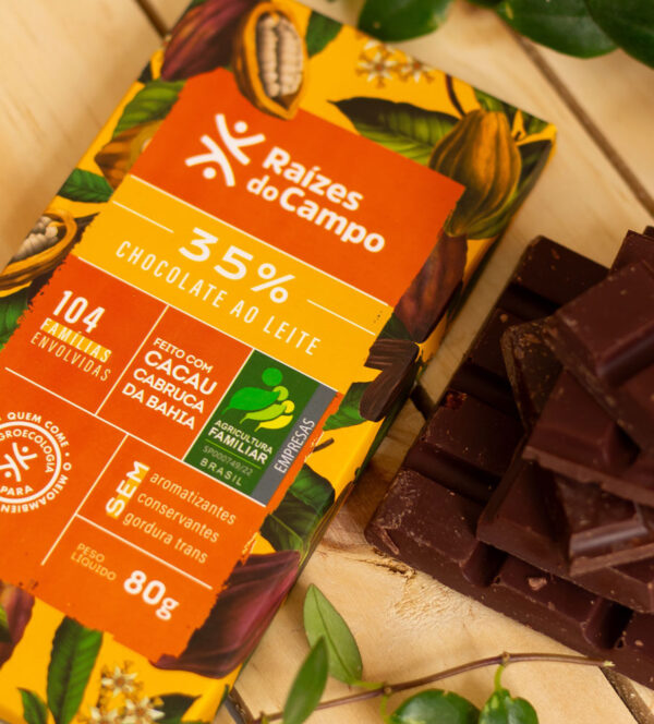 Chocolate ao Leite 35% Cacau 80g - Imagem 2