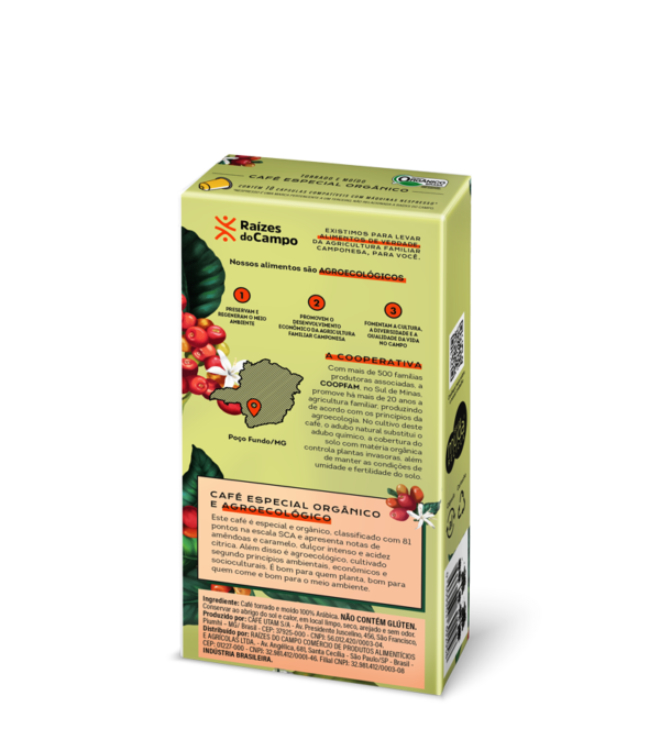 Café Especial Orgânico em Cápsula 50g (Pack com 12) - Imagem 2