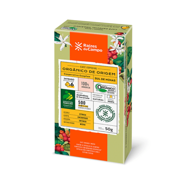 Café Especial Orgânico em Cápsula 50g