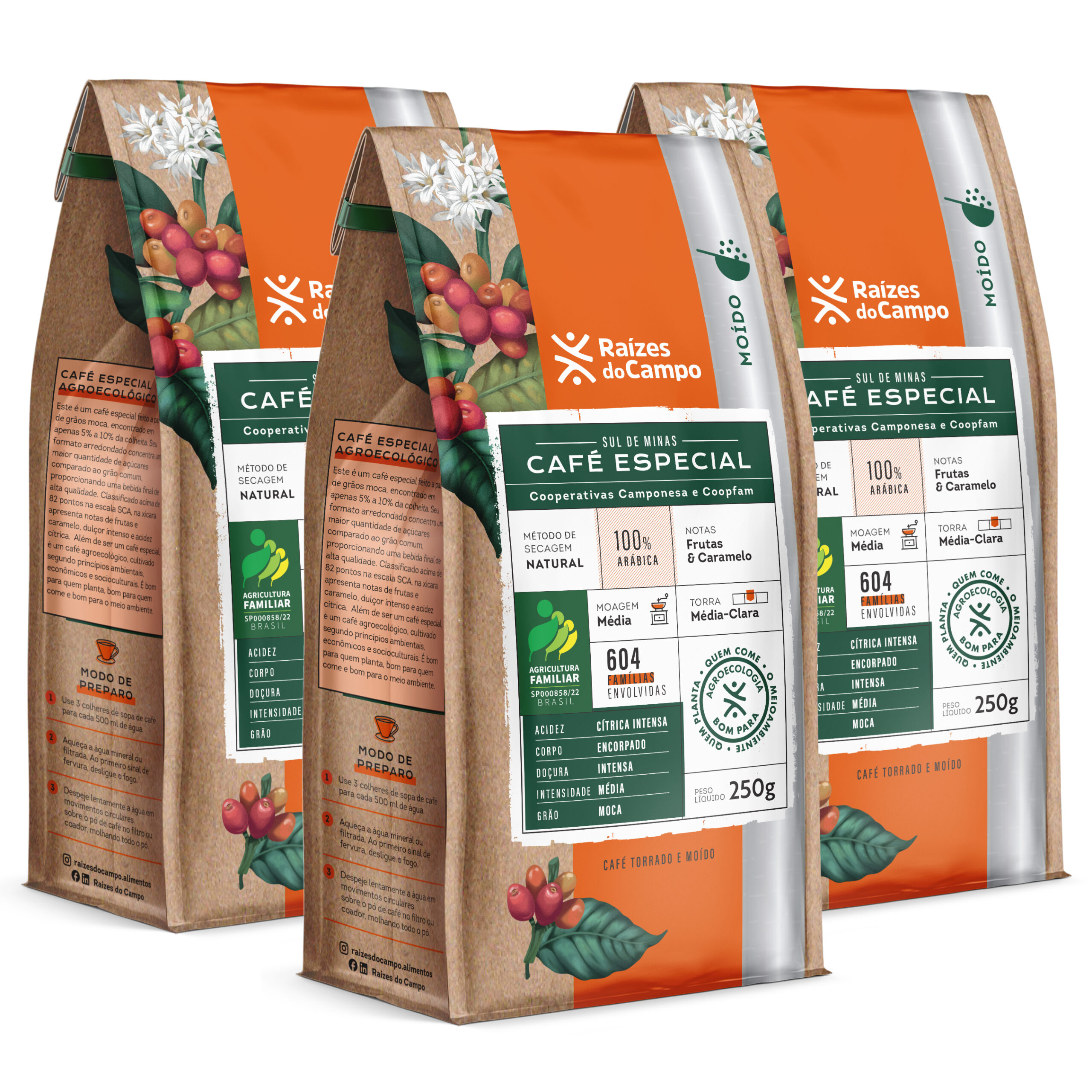 Café Especial Torrado e Moído 250g (Pack com 12)