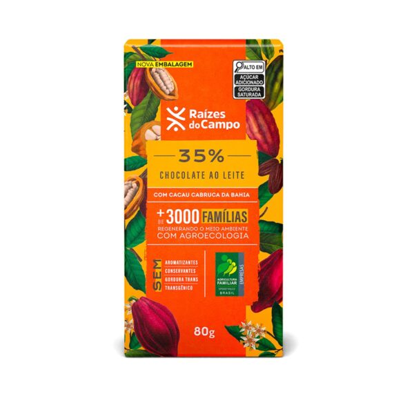 Chocolate ao Leite 35% Cacau (80g)