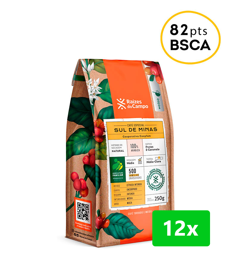Café Especial Torrado e Moído 250g (Pack com 12)