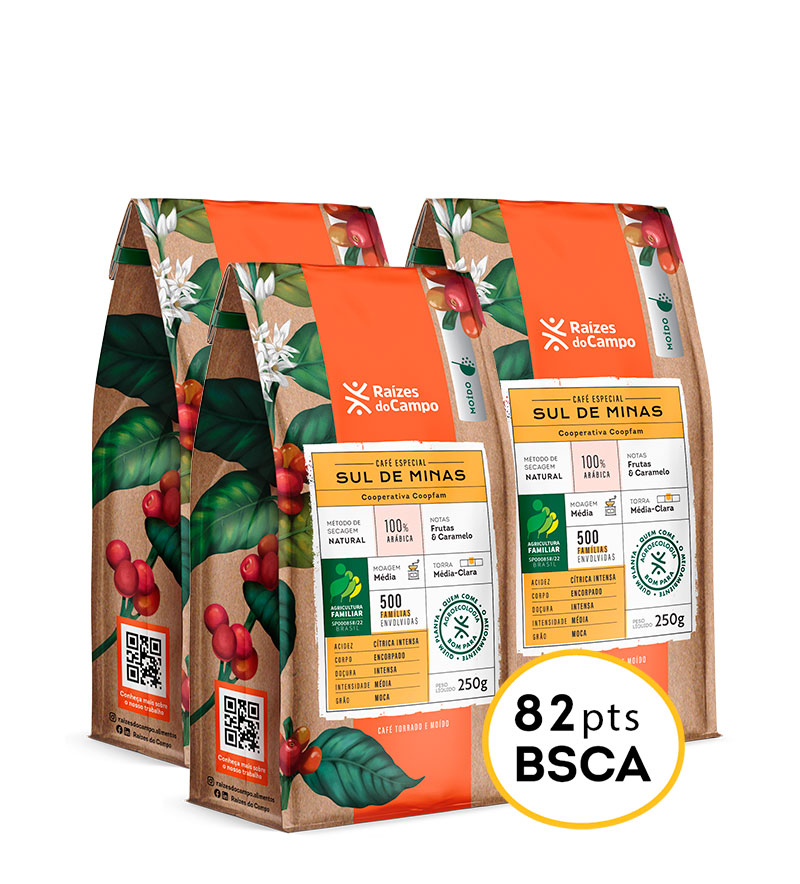 Café Especial Torrado e Moído 250g (Pack com 3)