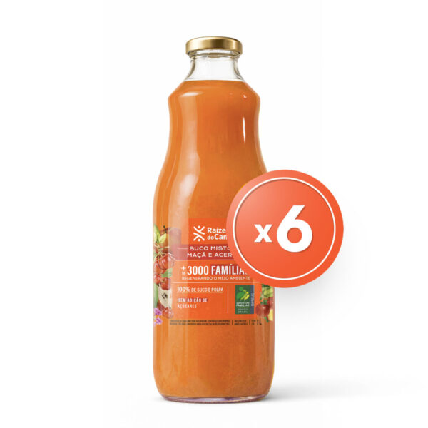 Suco Maçã e Acerola 1L