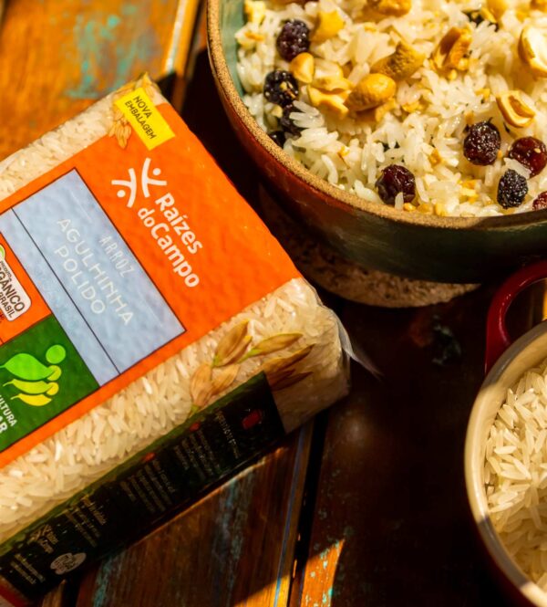 Arroz Agulhinha Polido Orgânico 1kg (Pack com 10) - Imagem 3