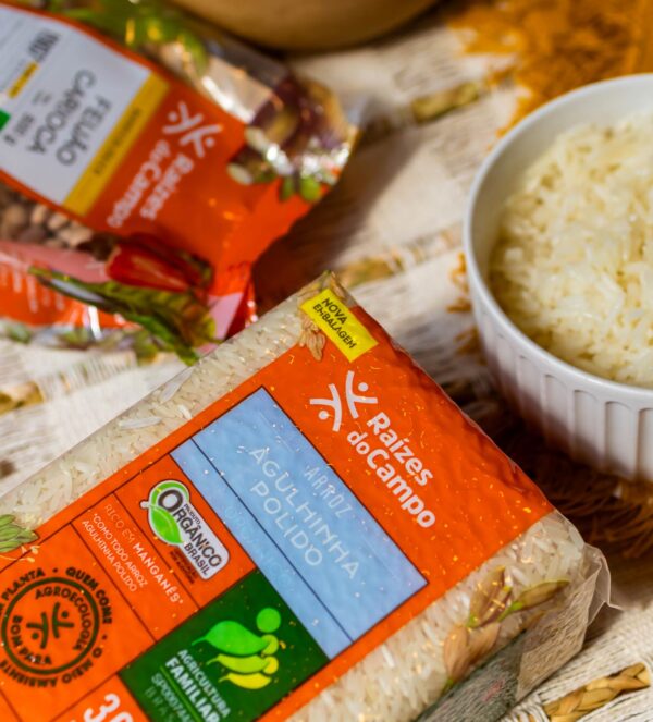 Arroz Agulhinha Polido Orgânico 1kg (Pack com 10) - Imagem 4