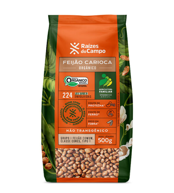 Feijão Carioca Orgânico 500g (PACK COM 14) - Imagem 2