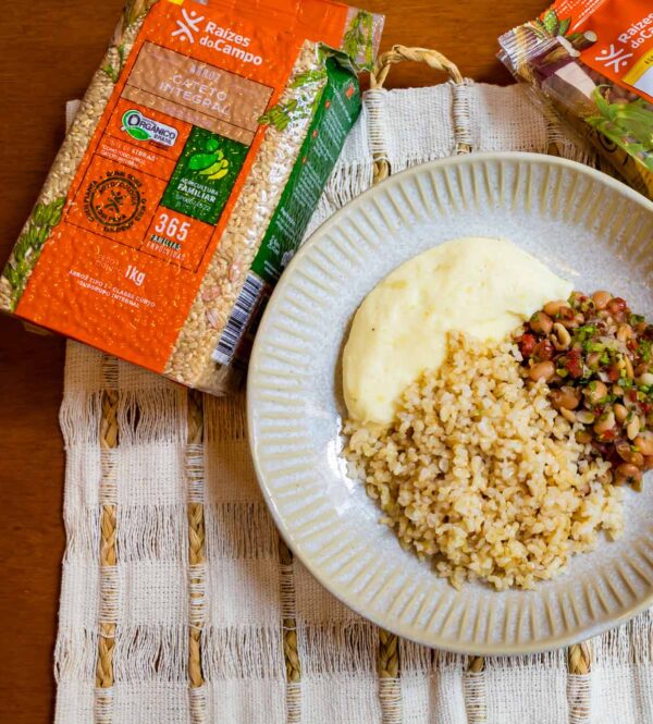 Arroz Cateto Integral Orgânico 1kg (Pack com 3) - Imagem 4