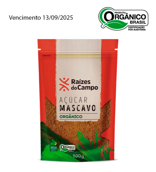 Açúcar Mascavo Orgânico 500g