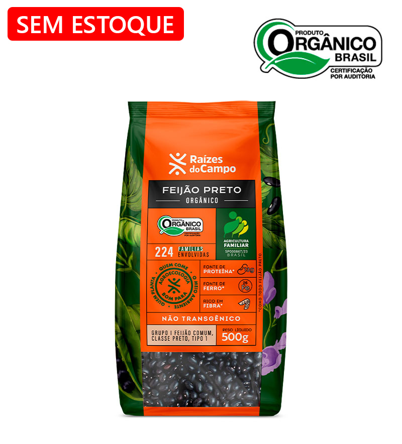 Feijão Preto Orgânico 500g