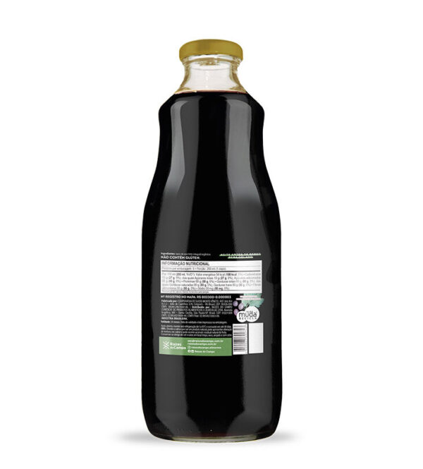 Suco de Uva Integral Orgânico 1 Litro (Pack com 6) - Imagem 3