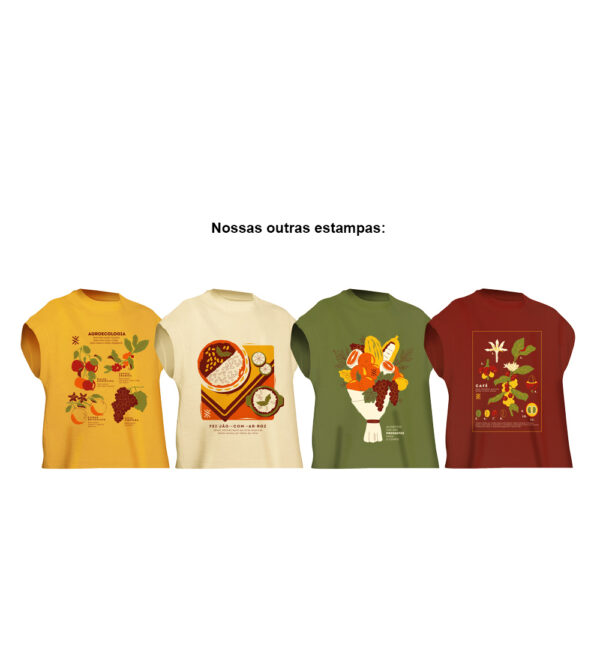 Camiseta Oversized Café - Imagem 3