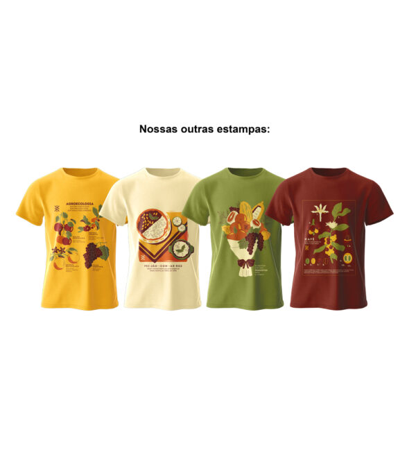 Camiseta Tradicional Café - Imagem 3