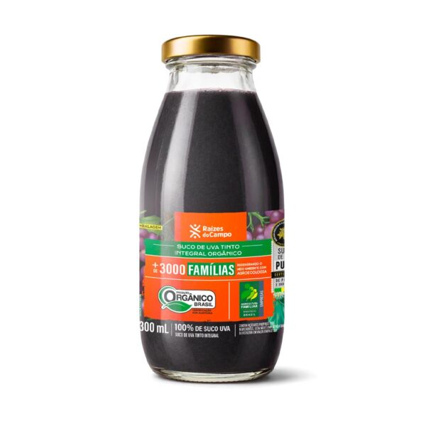 Suco de Uva Integral Orgânico (300ml)