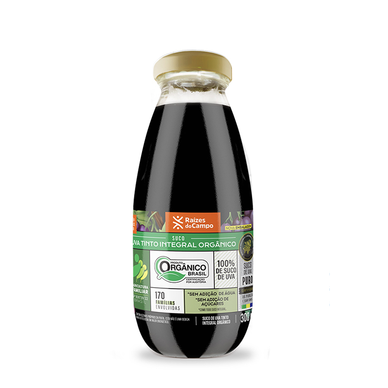 Suco de Uva Integral Orgânico 300ml