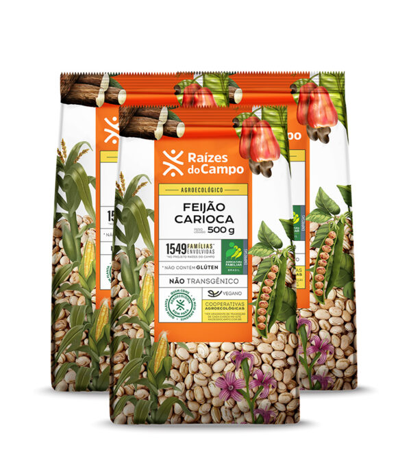 Feijão Carioca 500g (Pack com 3)