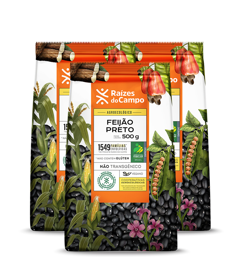 Feijão Preto 500g (Pack com 3)