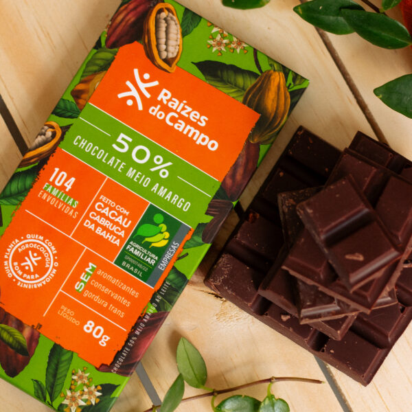 Chocolate 35%, 50% e 70% Cacau com Nibs 80g (pack com 3) - Imagem 2