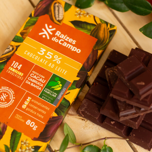 Chocolate 35%, 50% e 70% Cacau com Nibs 80g (pack com 3) - Imagem 4
