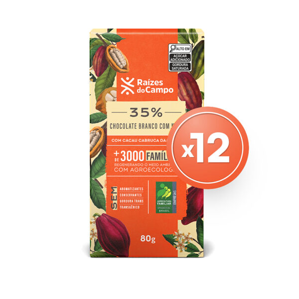 Chcolate branco 12x