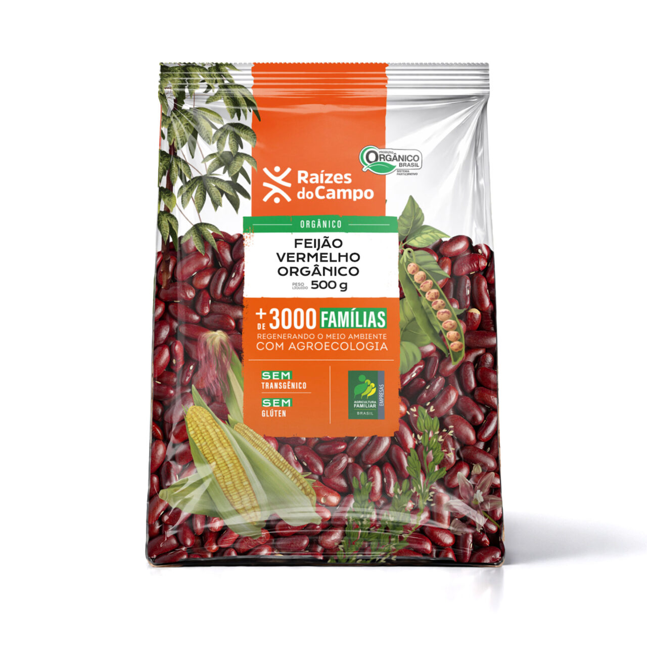 Feijao vermelho organico