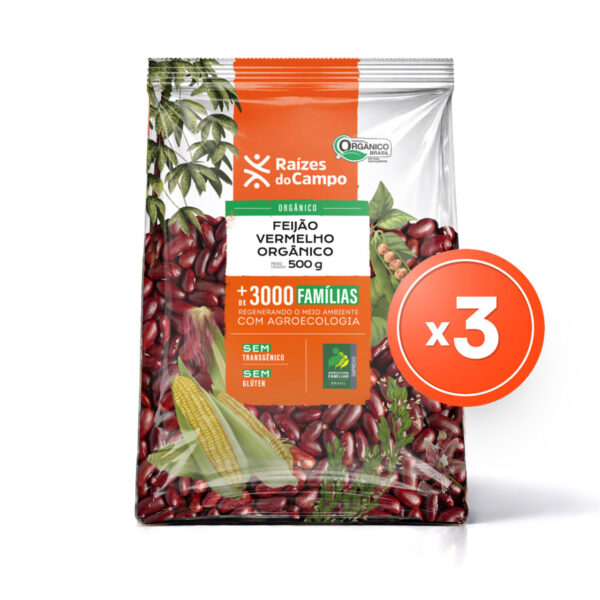 Feijao vermelho organico
