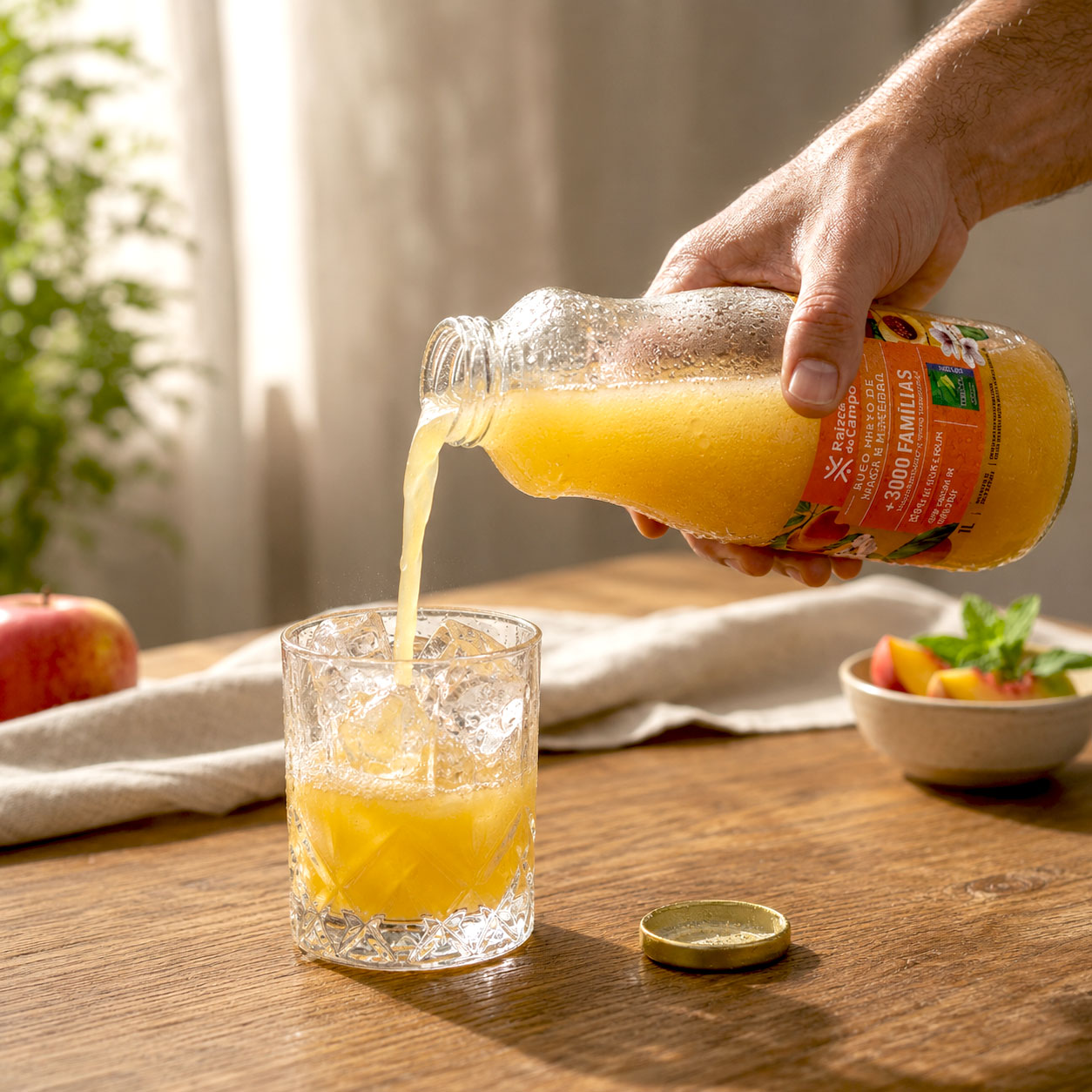 Suco de pessego